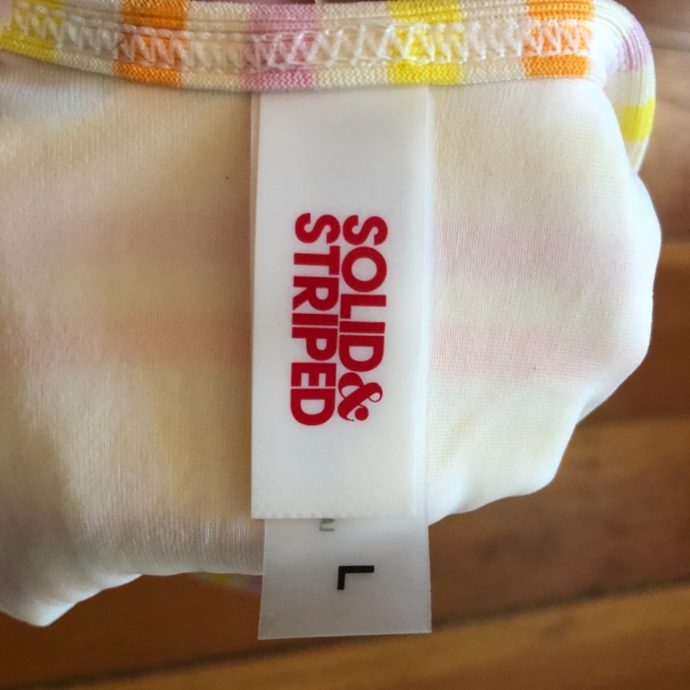 Solid & Striped one piece swimsuit - Picture 3 of 3
